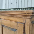 Antique 8 raised panels Quebec cupboard, armoire - 4