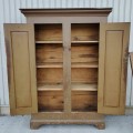 Antique pine cupboard, original color and square nails  - 2