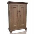 Antique pine cupboard, original color and square nails  - 1