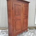 Armoire antique en pin, portes ayant été agencées à un bâti d'armoire - 7