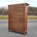 Antique pine armoire, cupboard  - 4