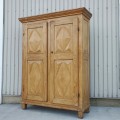 Antique diamond points armoire, cupboard, forged nails, early 19th century - 13