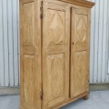 Antique diamond points armoire, cupboard, forged nails, early 19th century - 7