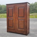 Quebec antique Louis XIII armoire, cupboard, 18th century - 12