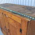 Antique pine rustic buffet, bahut  - 4