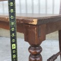 Antique bench wih turned legs  - 3