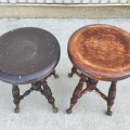 Antique piano stools - 2