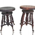 Antique piano stools - 1