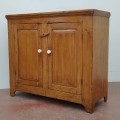 Nice antique little pine buffet, bahut, square nails assembly  - 9