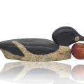 Bel appelant de chasse, canard en bois, sculpteur inconnu - 4