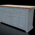 Kitchen island counter, has been made from old materials - 1