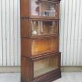 Antique oak bookcase  - 8