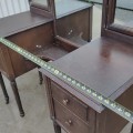 Antique chest of drawers with miror - 4