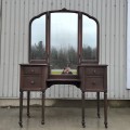 Antique chest of drawers with miror - 7