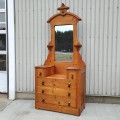 Antique pine chest of drawers  - 7