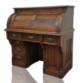 Antique eastlake roll-top desk, slant top desk - 1