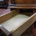 Antique eastlake roll-top desk, slant top desk - 9