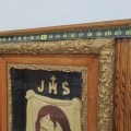 Frame with wax Christ portrait  - 2