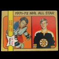 Carte de hockey o-pee-chee de Bobby Orr et Brad Park 1972-73, #227 - 1