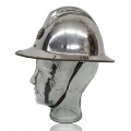 Vintage militaria firefighter helmet  - 4