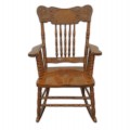 Press-back rocking chair  - 2