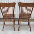 Antiques oak chairs  - 3