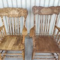 Rocking pressback chairs  - 2