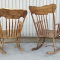 Rocking pressback chairs  - 3