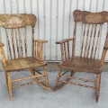 Rocking pressback chairs  - 4