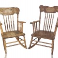 Rocking pressback chairs  - 1