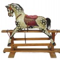 Cheval à bascules antique en bois  - 4