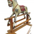 Cheval à bascules antique en bois  - 7