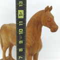 Wooden carving horse, folk art sculpture  - 3