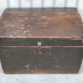 Antique dome top chest, original color  - 2