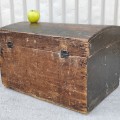 Antique dome top chest, original color  - 8