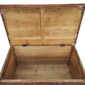 Antique Quebec blanket chest, original color  - 2