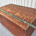 Antique Quebec blanket chest, original color  - 3