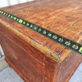 Antique Quebec blanket chest, original color  - 5