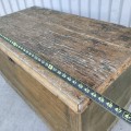 Antique blanket chest, forged nails  - 6