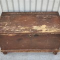 Antique blanket box, original color  - 2