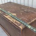 Antique blanket box, original color  - 6