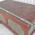 Antique pine blanket chest, original color  - 4