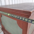 Antique pine blanket chest, original color  - 6