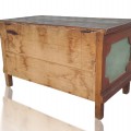 Antique pine blanket chest, original color  - 7