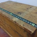 Antique blanket pine chest, square nails assembly  - 3