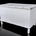 Antique blanket box, square nails  - 1