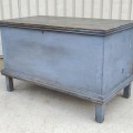 Antique pine blanket chest  - 8