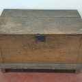 Antique blanket chest, forged nails assembly - 11