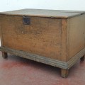 Antique blanket chest, forged nails assembly - 10