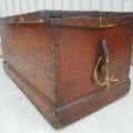 Antique sea chest, dove tails  - 9